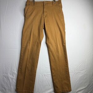 Lee Extreme Comfort Straight Fit Men Casual Tan Chinos Pants Size 32x32